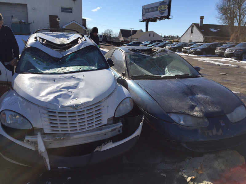 Illustration for article titled Here’s How I Crushed A Chrysler PT
Cruiser With A Hummer